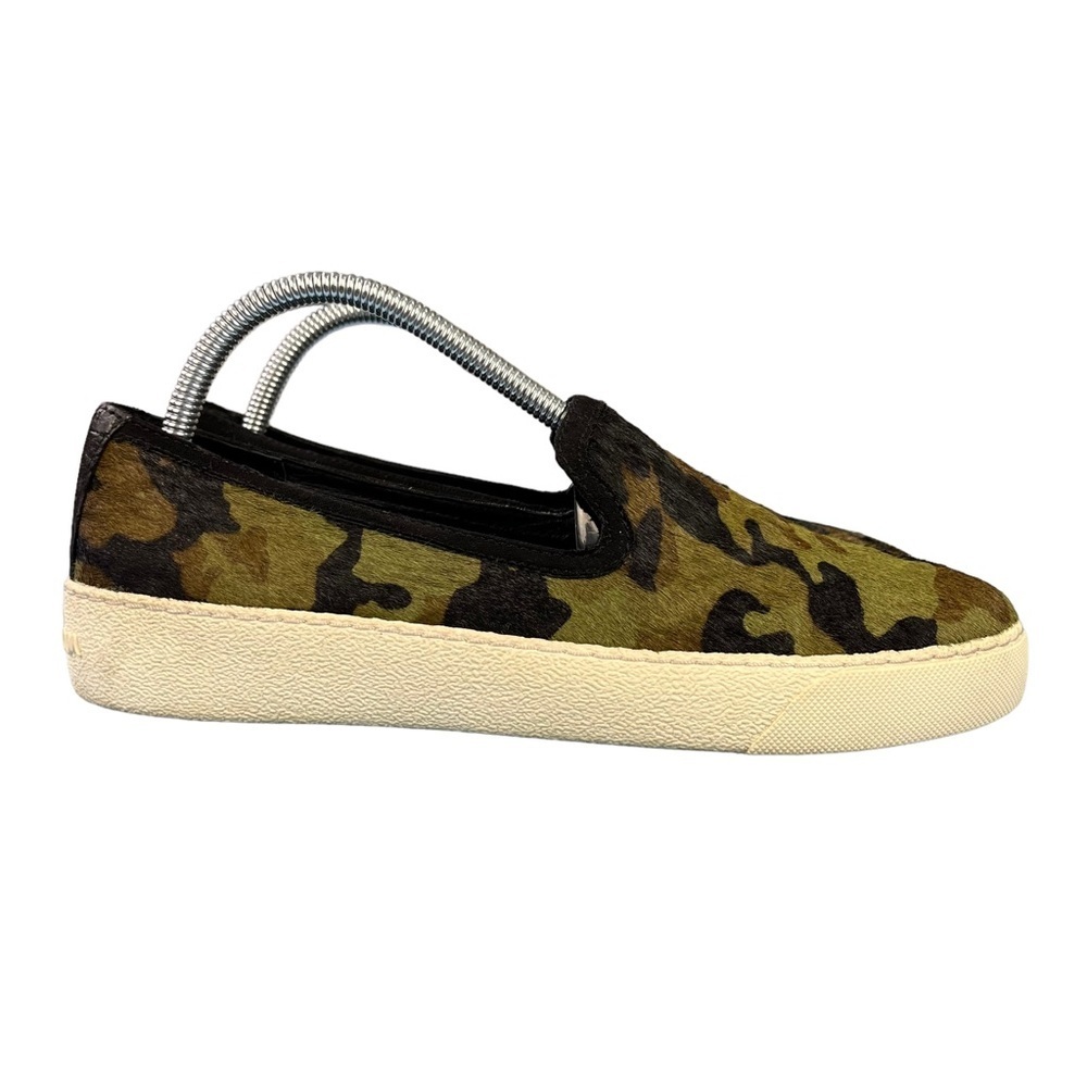 Sam Edelman Becker Camouflage Calf Hair Sneakers Womens Size 9